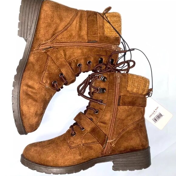 Olivia & Kate - New York - Leanna Women's Hiking Boot Brown Size 7.5 - Picture 5 of 9